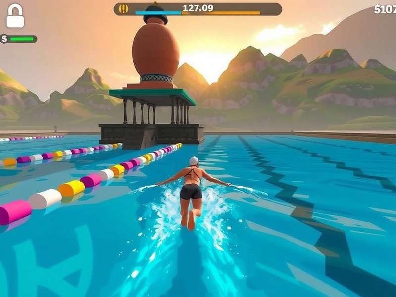 Splendid Swimming Sprint Indian festival event